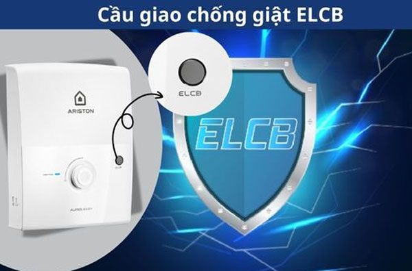 máy nước nóng trực tiếp Ariston Aures Easy 3.5 được trang bị hệ thống an toàn đồng bộ