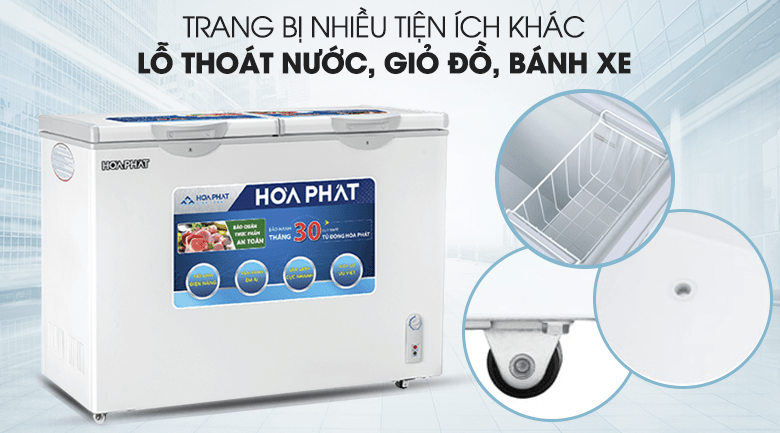 Tủ đông Funiki Hòa Phát 245 lít HCFI-606S2Đ2 được tích hợp nhiều tiện ích