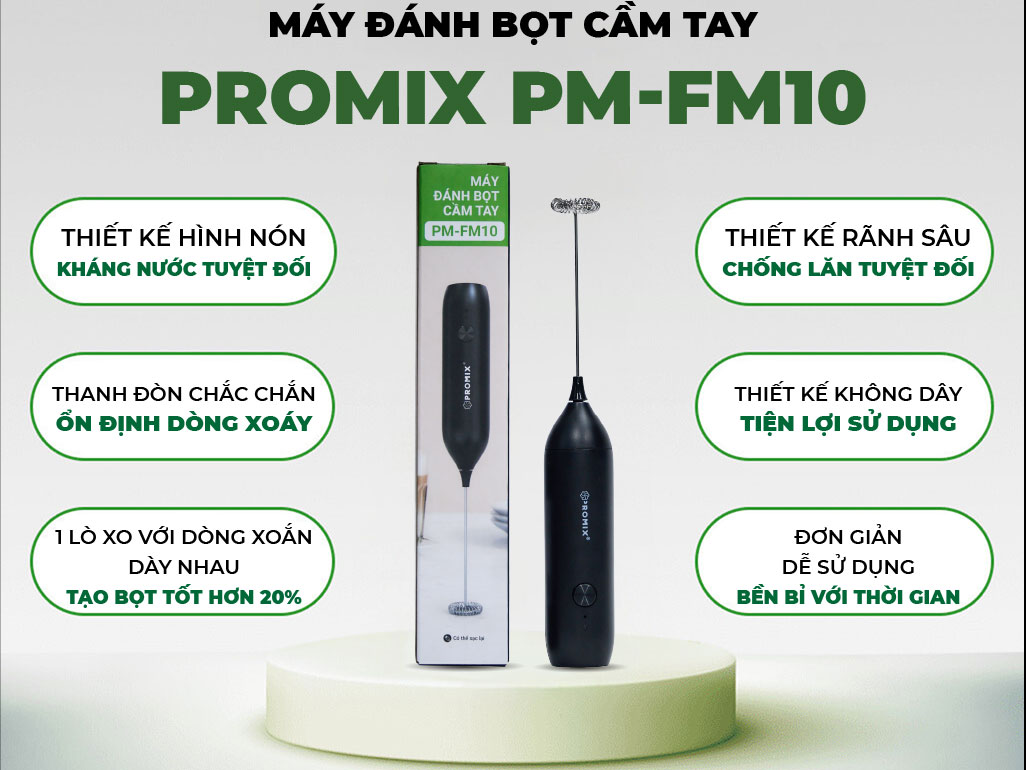 Máy đánh bọt cầm tay Promix PM-FM10