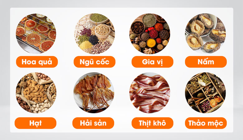 Máy sấy hoa quả  