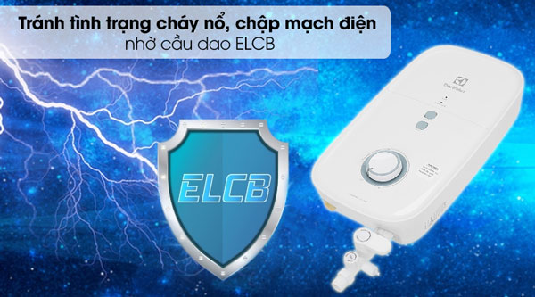 máy nóng lạnh Electrolux EWE451KX-DWB2 tích hợp cầu dao chống giật 