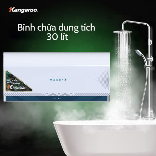 Kangaroo Messi KG76A3 sở hữu bình chứa nước có dung tích 30 lít