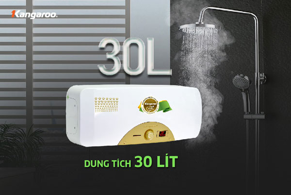 Kangaroo KG68A3 sở hữu bình chứa có dung tích 30 lít