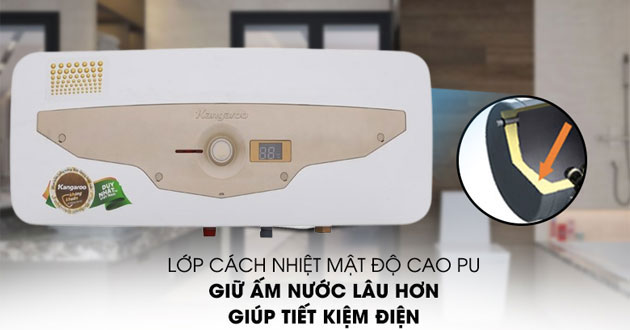 Kangaroo KG69A3 có lớp cách nhiệt PU mật độ cao