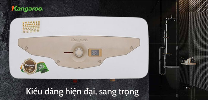 Bình nước nóng gián tiếp Kangaroo KG69A3 có thiết kế hiện đại, sang trọng