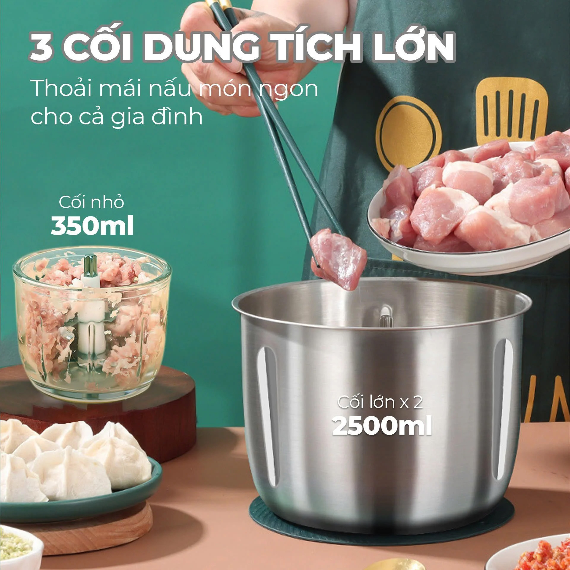 Máy xay thịt đa năng Gume GM-2252