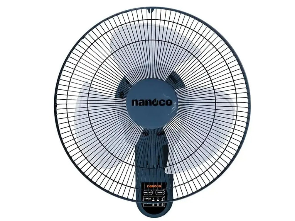 Quạt treo tường Nanoco NWF1612RC-BL