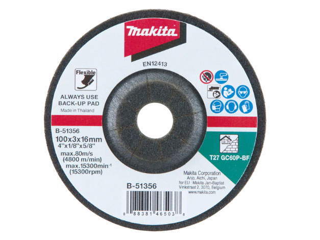 Đá mài cho đá GC60p Makita B-51356 (100mm x 3mm x 16mm)