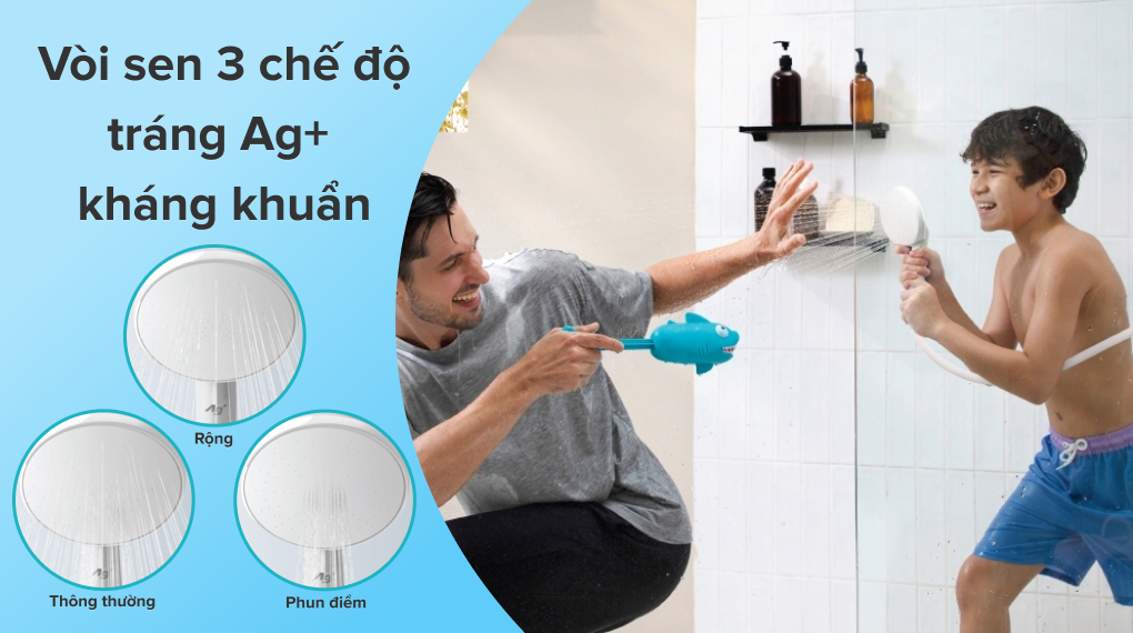 Máy nước nóng trực tiếp Panasonic DH-4UP1VW được làm từ các chất liệu cao cấp, bền bỉ