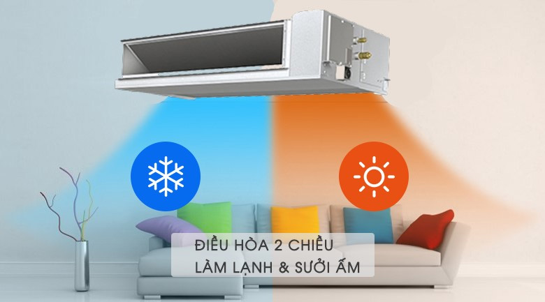 Điều hòa âm trần nối ống gió Daikin 50000BTU 2 chiều inverter FBA140BVMA9/RZA140DY1