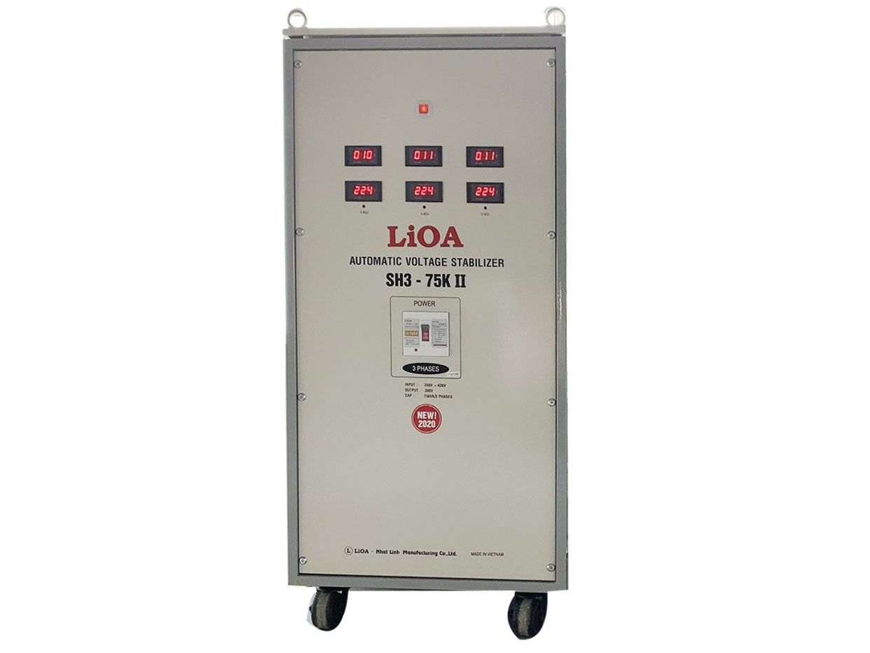 Máy ổn áp 3 pha Lioa 75 KVA SH3-75KII