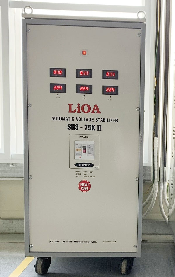 Máy ổn áp 3 pha Lioa 75 KVA SH3-75KII