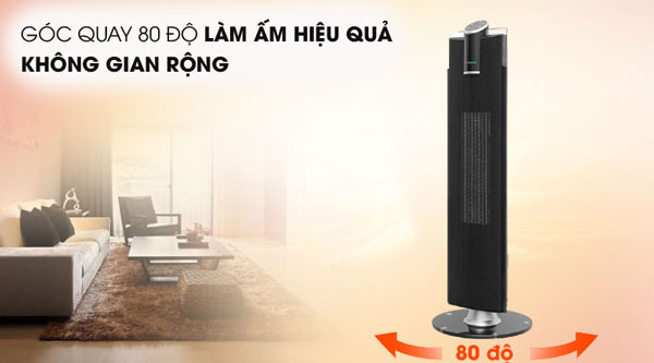 Korihome EHK-356 có góc quay 80 độ