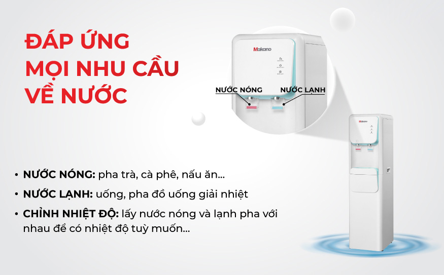 Cây nước nóng lạnh úp bình Makano MKD-00000