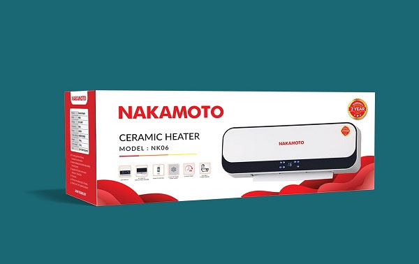 Nakamoto NK06 được ứng dụng công nghệ sưởi gốm hiện đại, tiên tiến