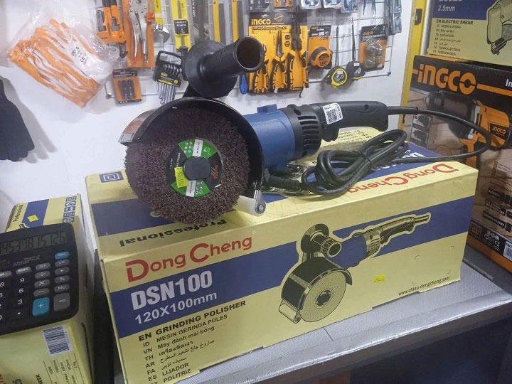 Máy đánh bóng inox Dongcheng DSN100