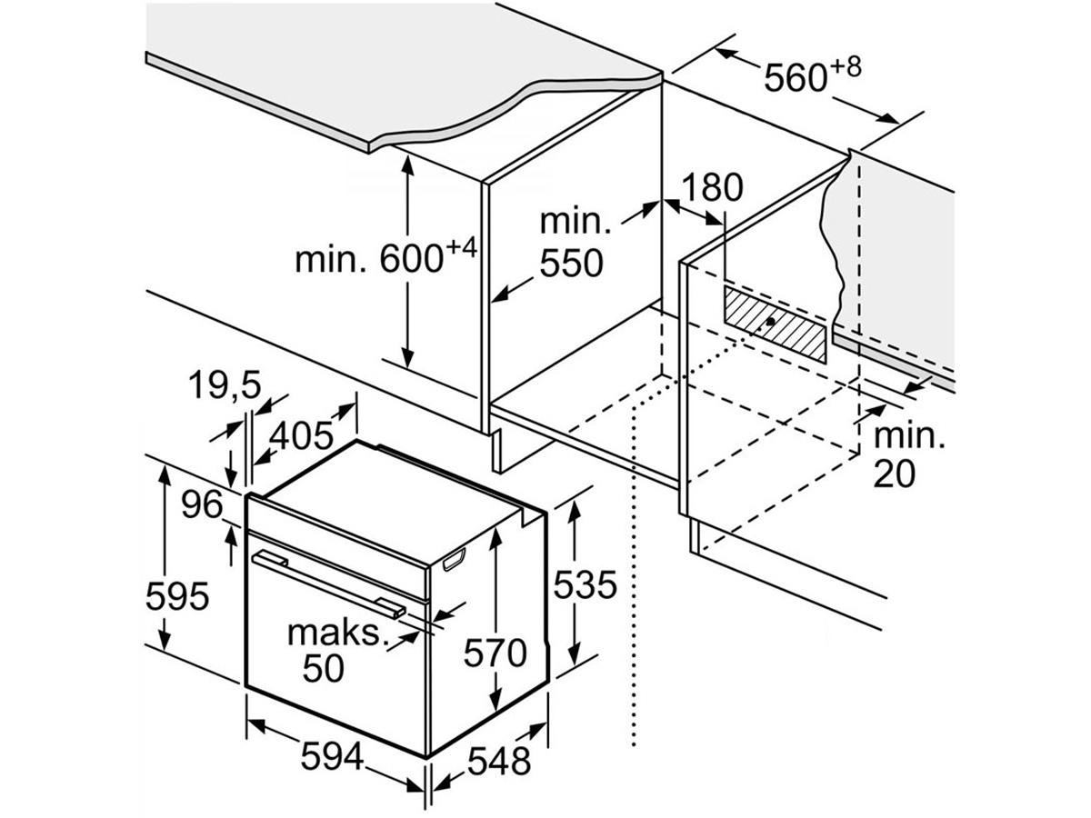 Lò nướng Bosch HBG7241B1