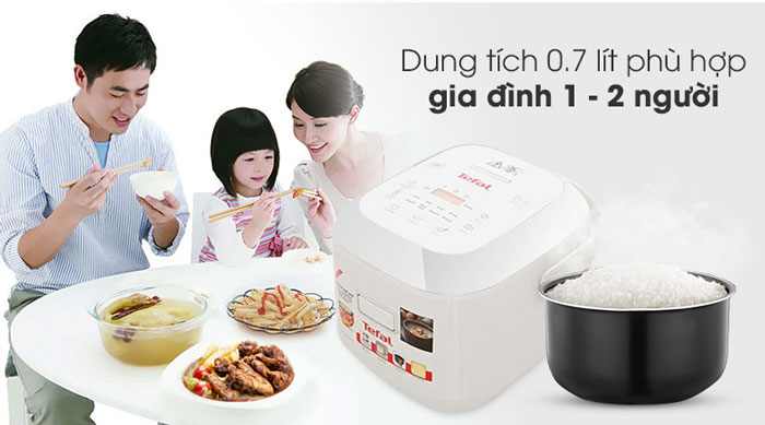 Nồi cơm điện Tefal RK604165 có dung tích 0,7 lít