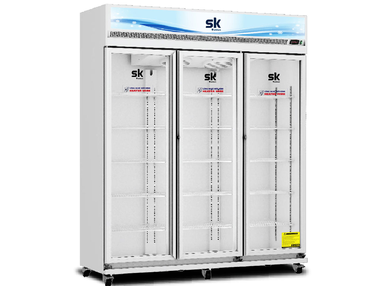 Tủ mát Sumikura SKSC-1350HW3 (3 cánh, 1.350 lít)