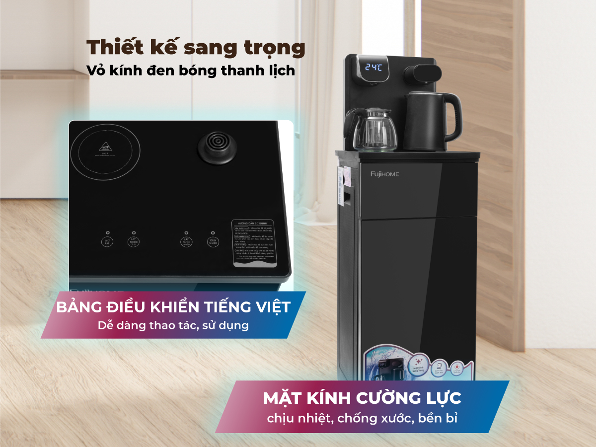 Bảng điều khiển cảm ứng của cây nước nóng Fujihome TB110E-H