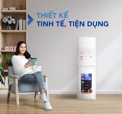 Cây nước nóng lạnh Hòa Phát HHC383 có thiết kế tinh tế hiện đại