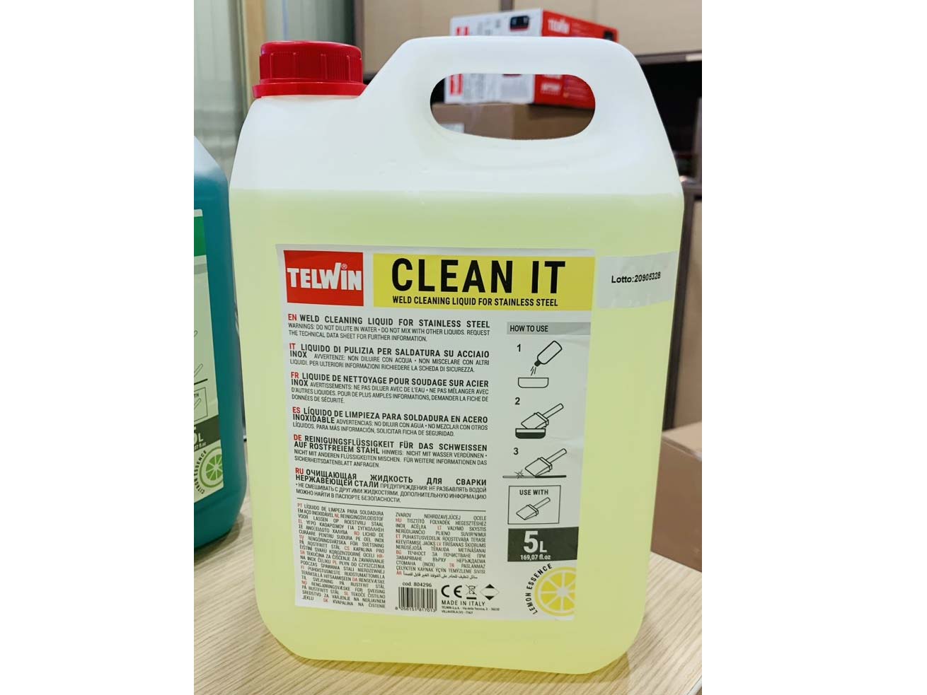 Dung dịch làm sạch mối hàn Telwin Clean IT 5 lít 