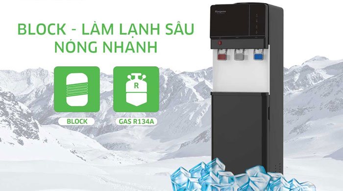 Kangaroo KG64A3 sử dụng công nghệ làm lạnh bằng Block