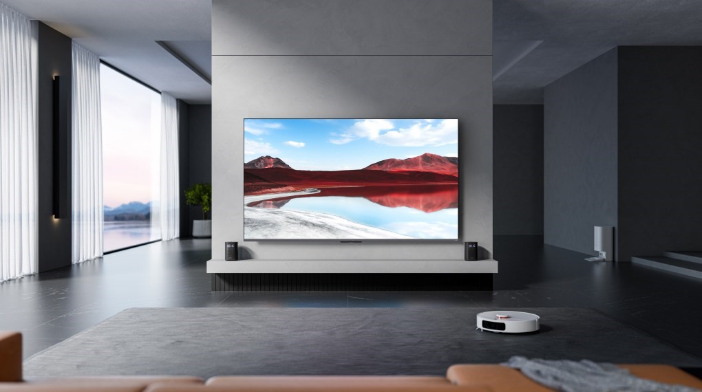 Google Tivi Xiaomi A Pro QLED 4K 55 inch L55MA-SSEA có thiết kế sang trọng, hiện đại, viền màn hình cực mỏng