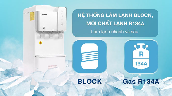 Kangaroo KG65A3 được ứng dụng công nghệ làm lạnh bằng Block kết hợp công suất 110W