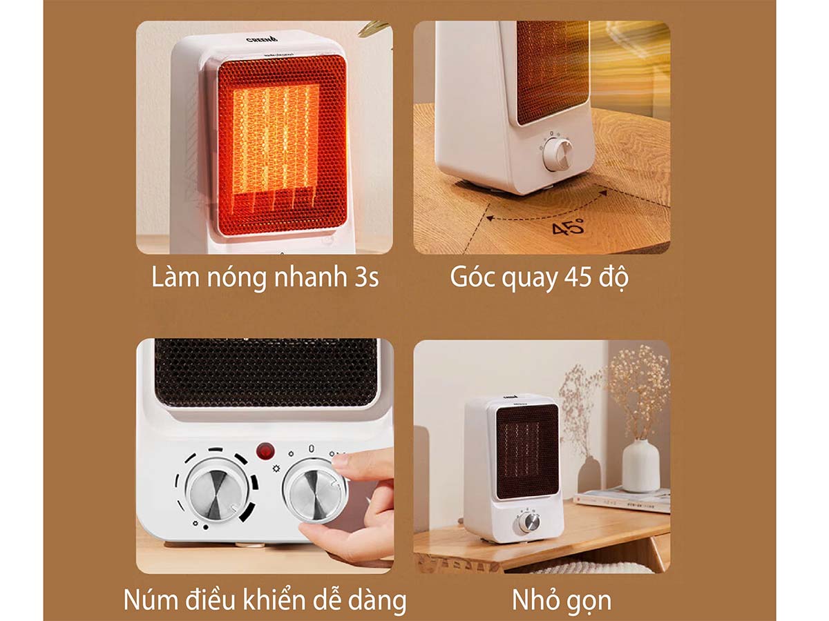 Máy sưởi gốm 