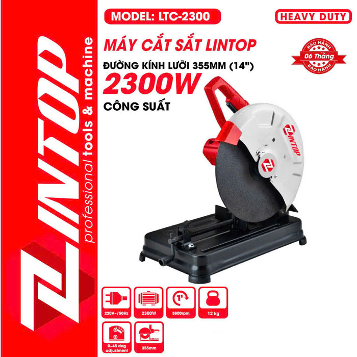 Máy cắt sắt Lintop LTC-2300