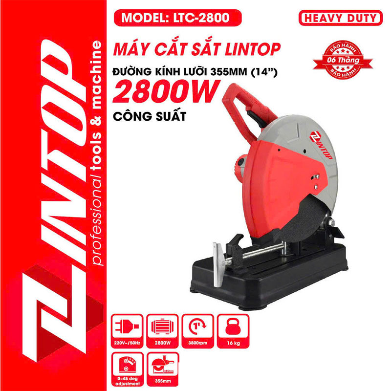 Máy cắt sắt Lintop LTC-2800