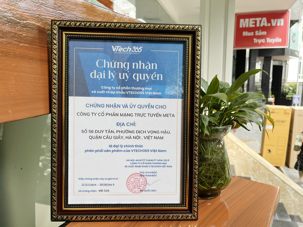 Chứng nhận đại lý META Chứng nhận đại lý META