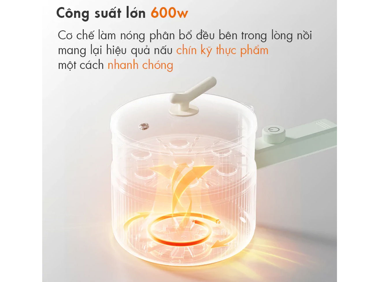 Nồi điện đa năng Gaabor EC-20M01A - 2 lít