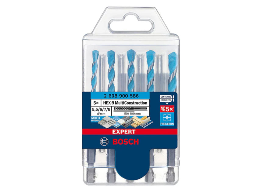 Bộ 5 mũi khoan đa năng Hex-9 Bosch 2608900586