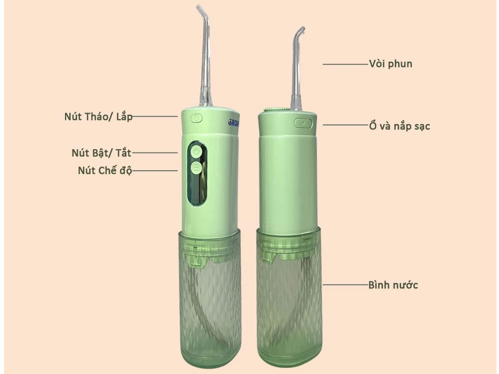 Máy tăm nước du lịch Oromi VTM-5031