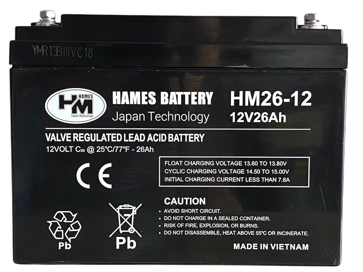 Ắc quy Hames HM26-12 (12V - 26Ah)