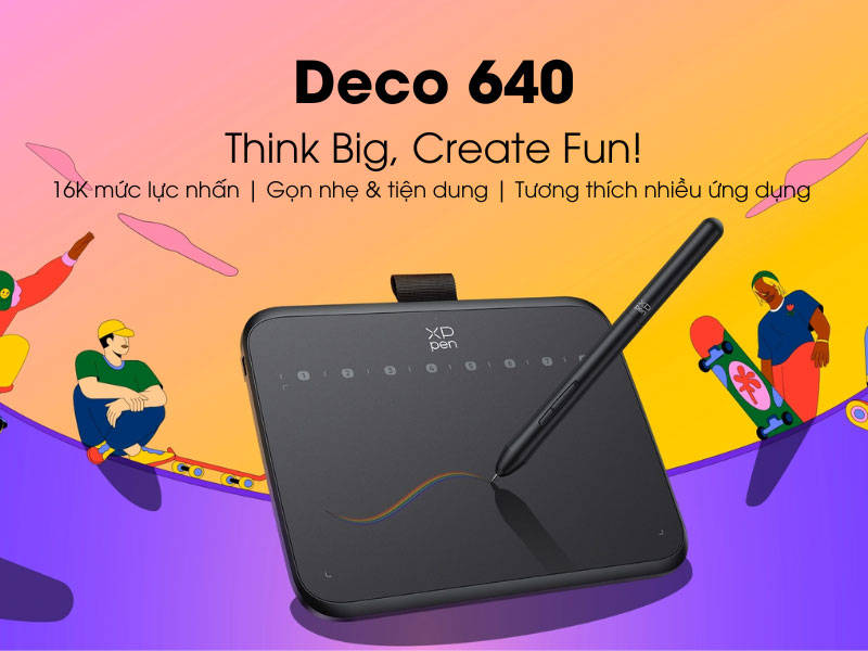 Bảng vẽ điện tử XP-Pen Deco 640