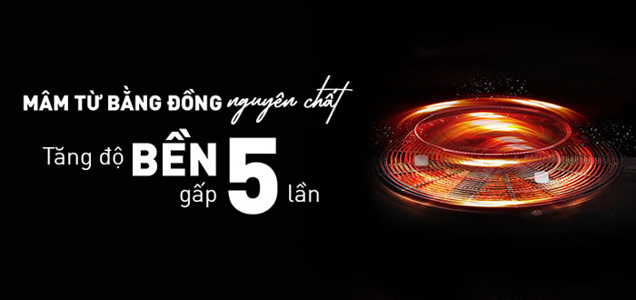 bếp từ Nagakawa NAG8888 sử dụng mâm từ bền bỉ