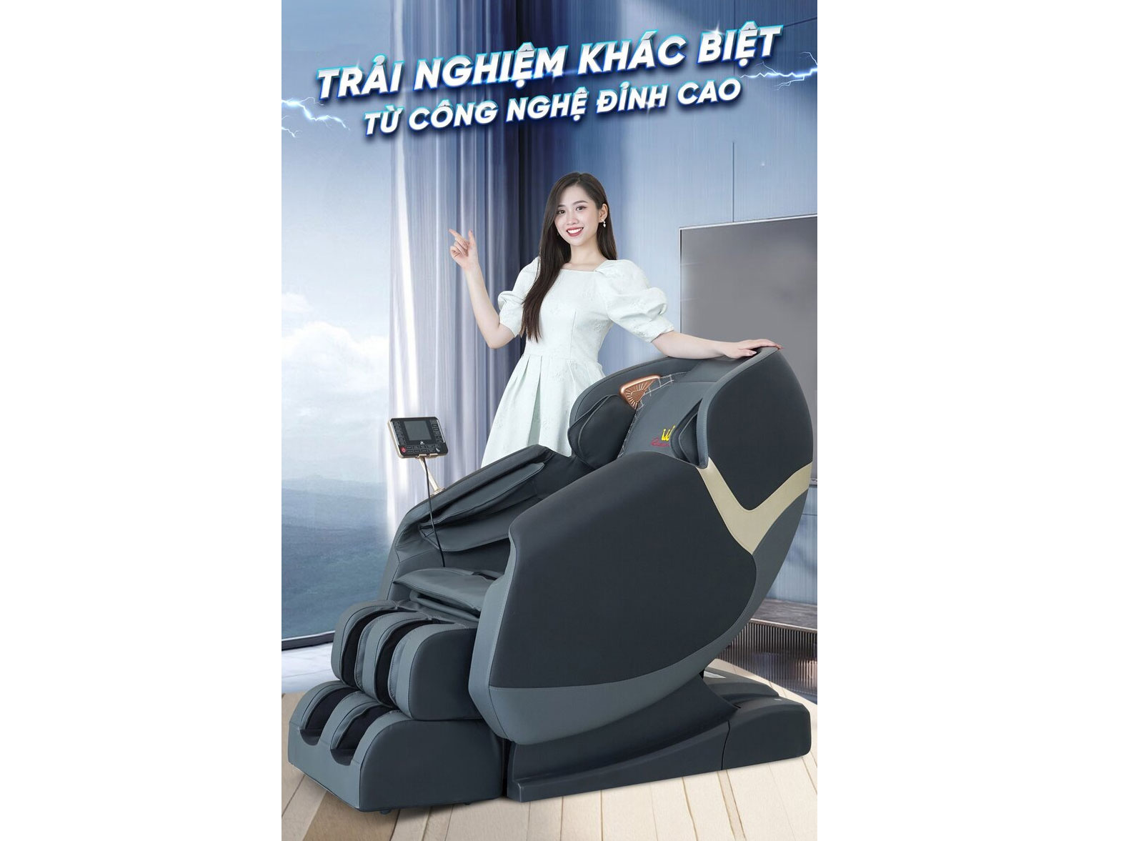 Ghế massage Queen Crown QE455 Pro