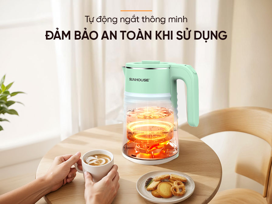 Ấm siêu tốc inox 