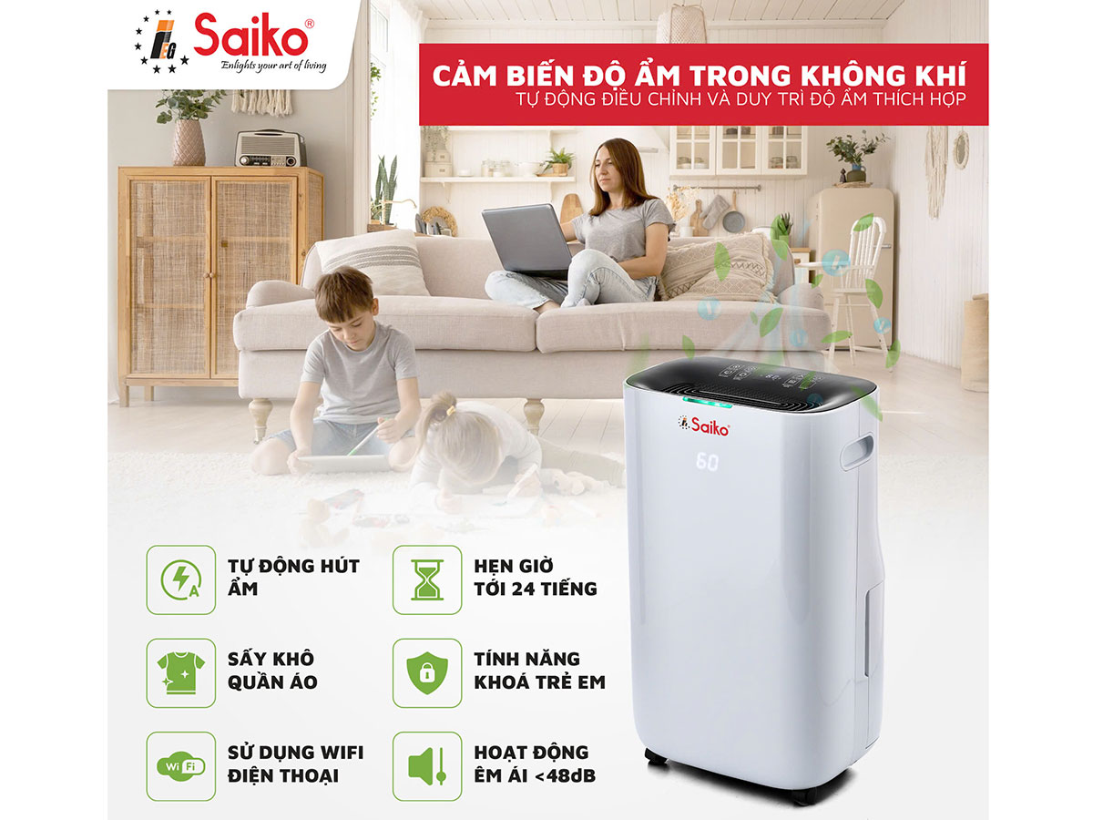 Máy hút ẩm Saiko HDF-25E