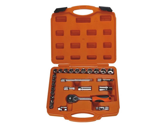 Bộ khẩu Asaki AK-9756 mạ Crom bóng 26 chi tiết 3/8 inch