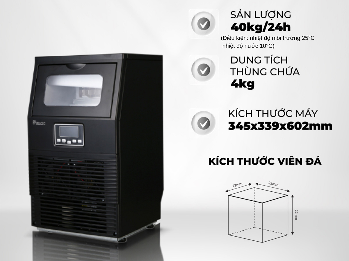 Máy làm đá P-Emic PK-30