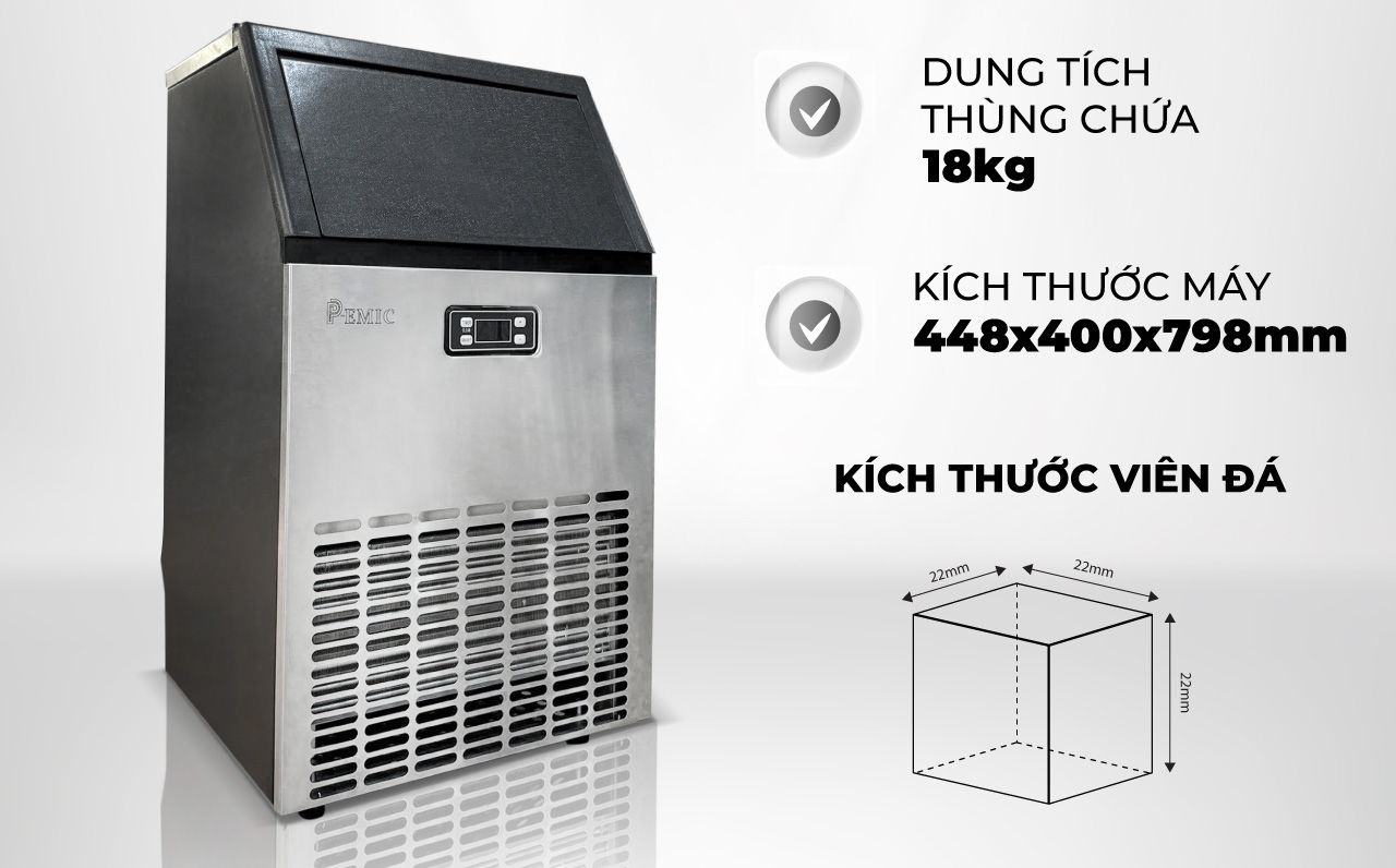 Máy làm đá P-Emic PK-65