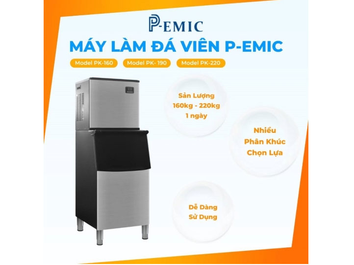 Máy làm đá P-Emic PK-160