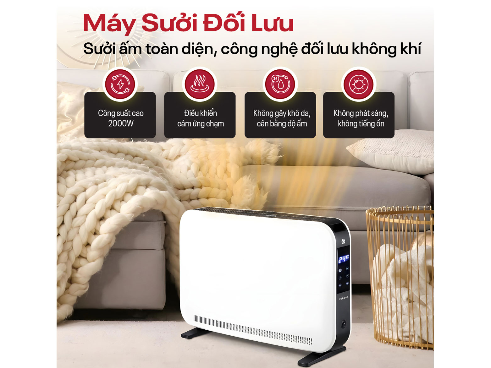 Máy sưởi đối lưu Fujihome CH7320