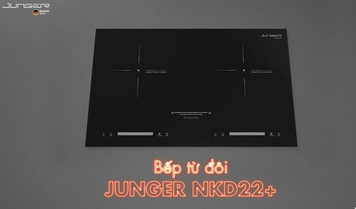  bếp từ Junger NKD-22+ này có thiết kế hiện đại, sang trọng