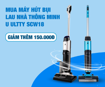 Mua máy hút bụi lau nhà thông minh U Ultty SCW18 giảm thêm 150.000đ Mua máy hút bụi lau nhà thông minh U Ultty SCW18 giảm thêm 150.000đ