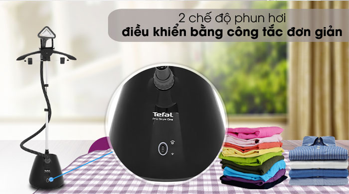 Bàn ủi hơi nước đứng Tefal IT2461E0 được tích hợp 2 chế độ phun hơi nước